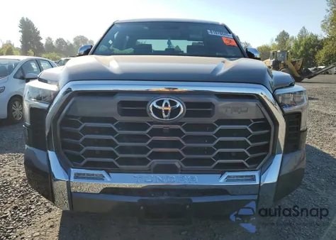 2024 Toyota Tundra Crewmax Platinum из США, поврежденный, VIN 5TFMA5DB1RX154308